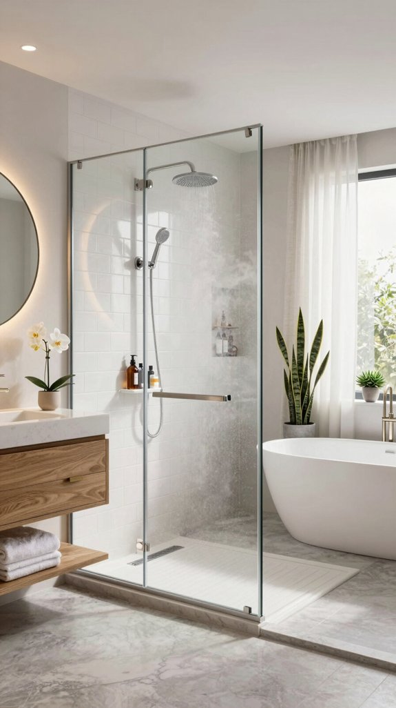 steam shower wellness retreat