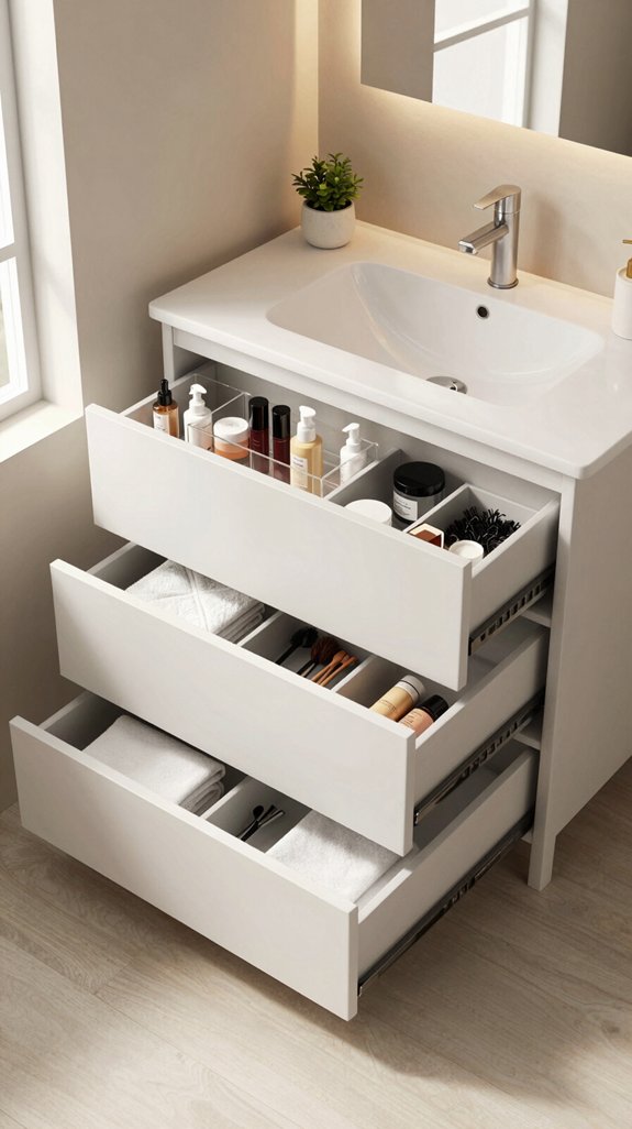 storage focused vanity upgrades