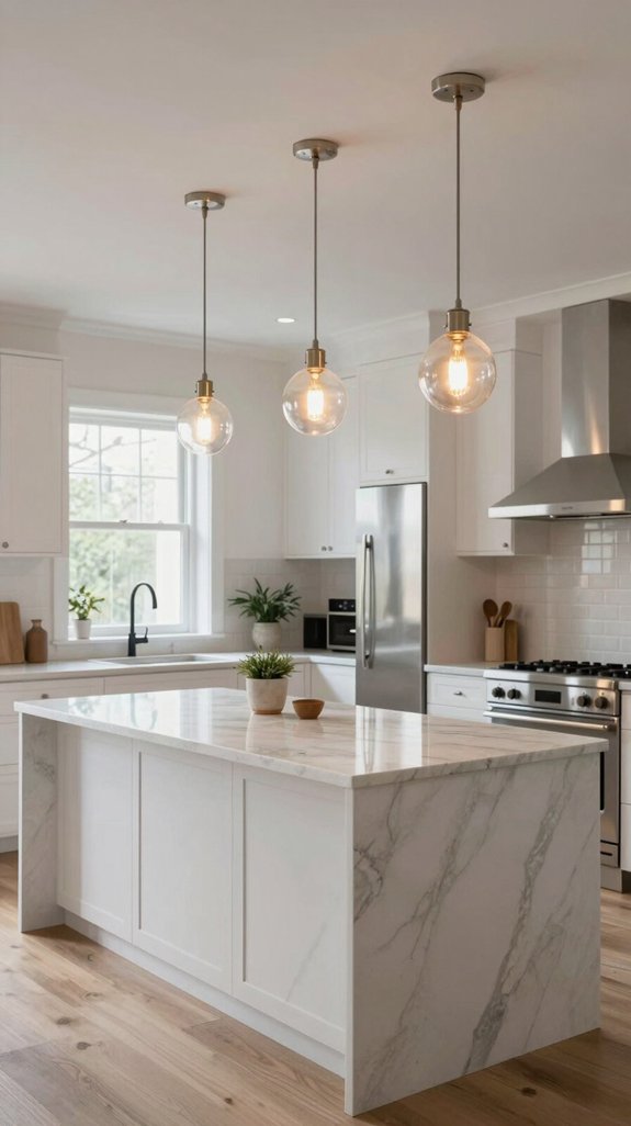 strategic pendant lighting placement
