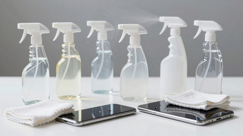 streak free screen cleaning solutions