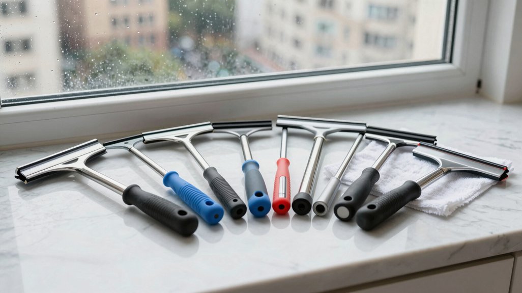 streak free window cleaning tools