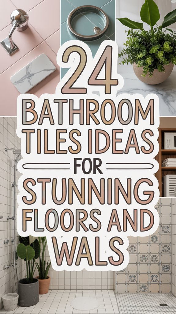 24 Bathroom Tiles Ideas for Stunning Floors and Walls 1 stunning bathroom tile designs