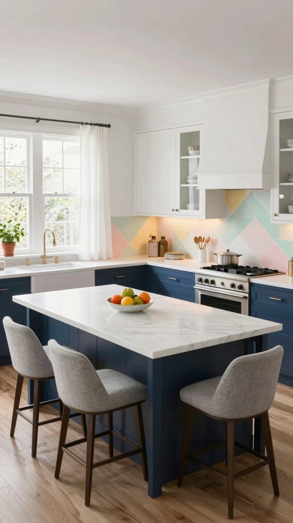 stunning kitchen color palettes