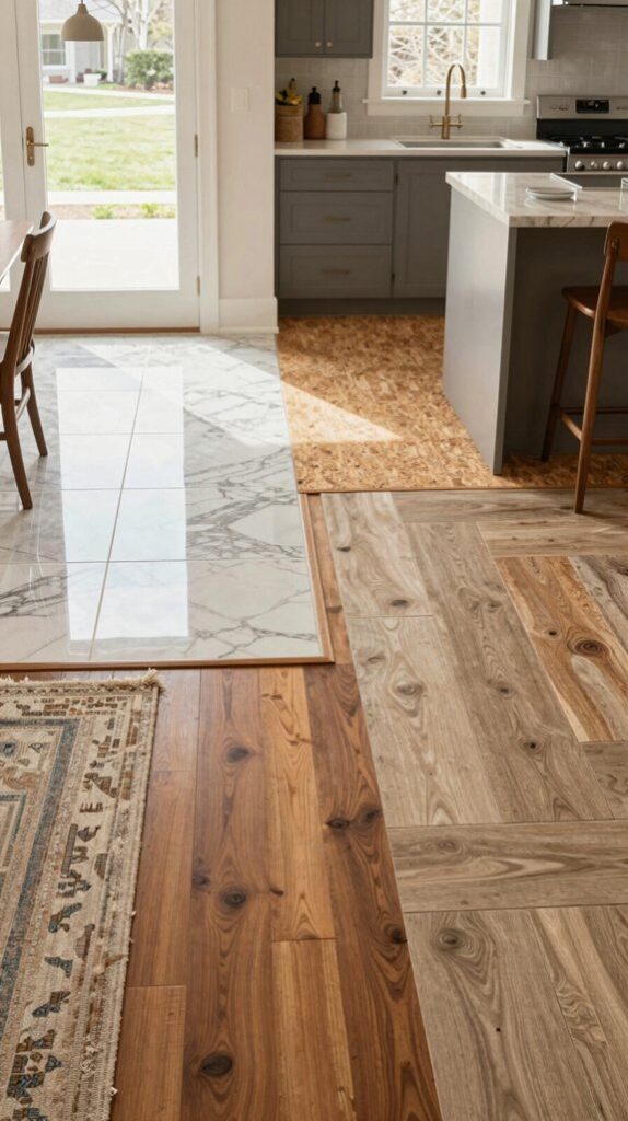 stylish and durable kitchen flooring