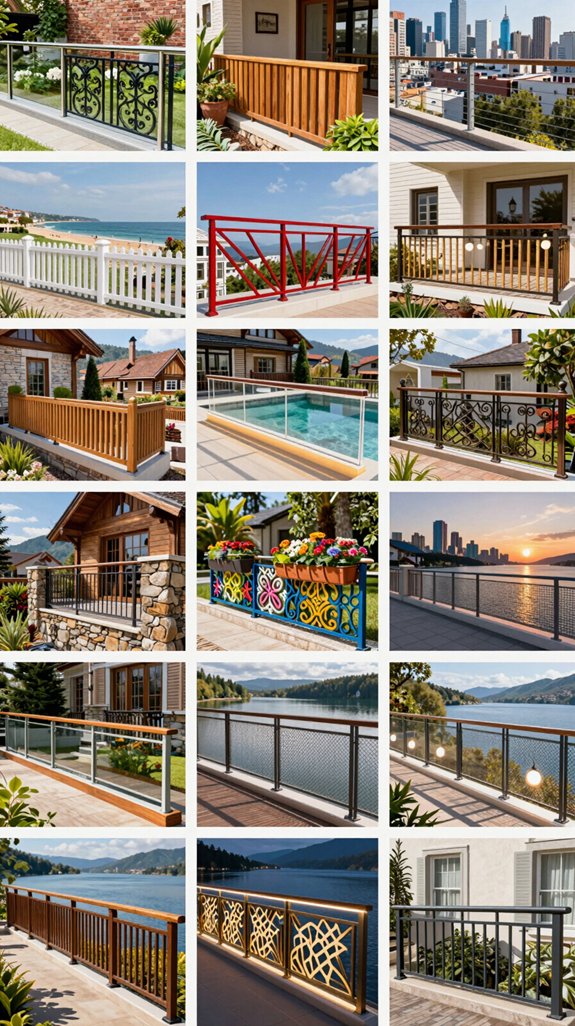 stylish and secure railings
