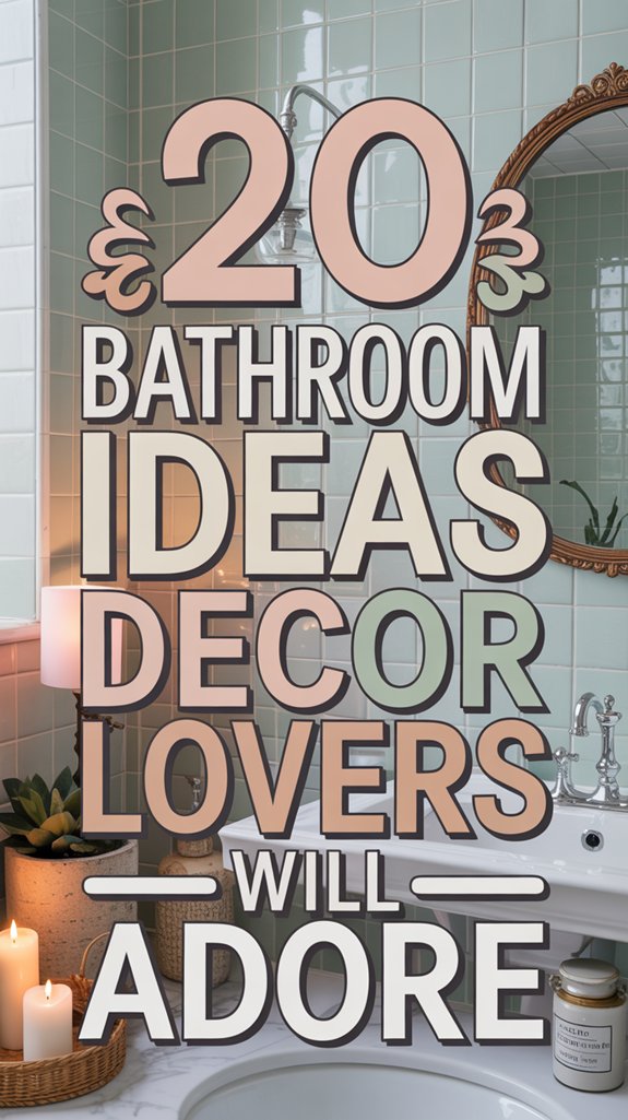 stylish bathroom decor inspiration