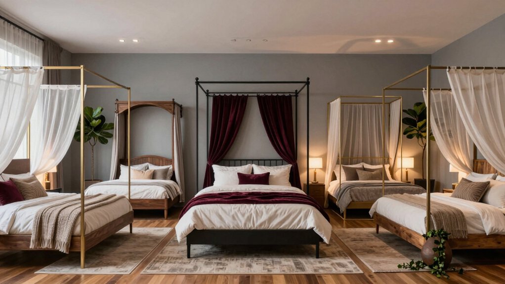 stylish canopy bed frames