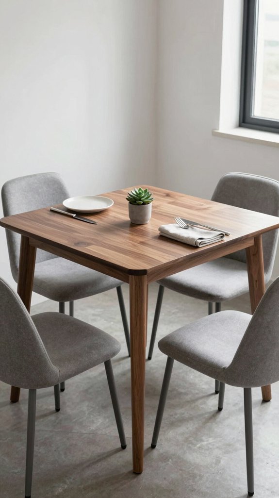 18 Small Kitchen Table Ideas for Compact Dining 4 stylish compact square tables