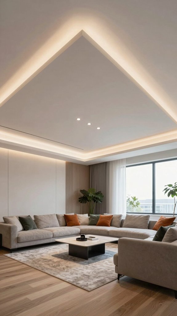 16 Modern False Ceiling Design Ideas for Living Rooms 8 stylish eco friendly ceiling lighting