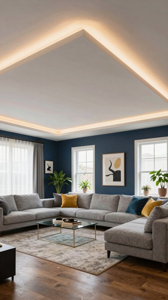 stylish elevated ceiling design
