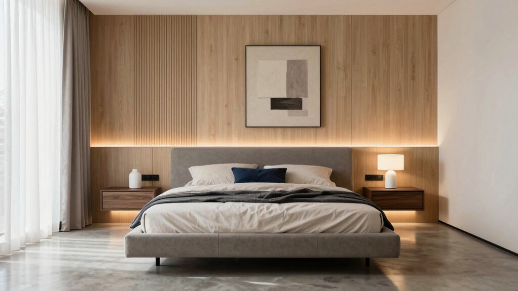 stylish floating bed frames