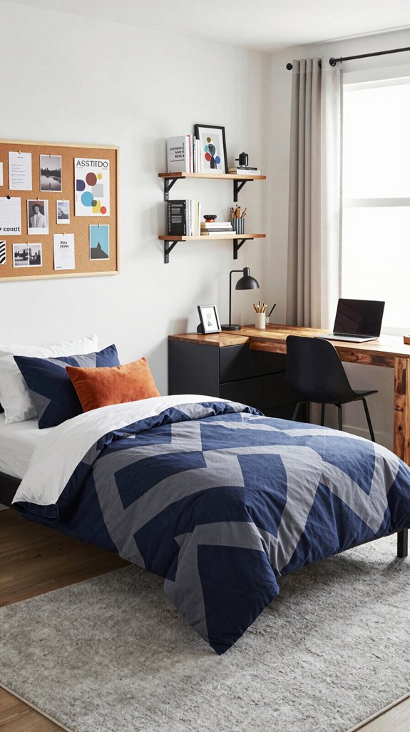 stylish functional bedroom design