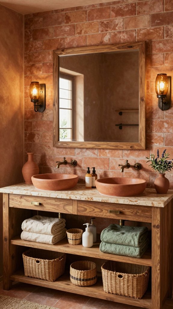 stylish functional double sink vanities