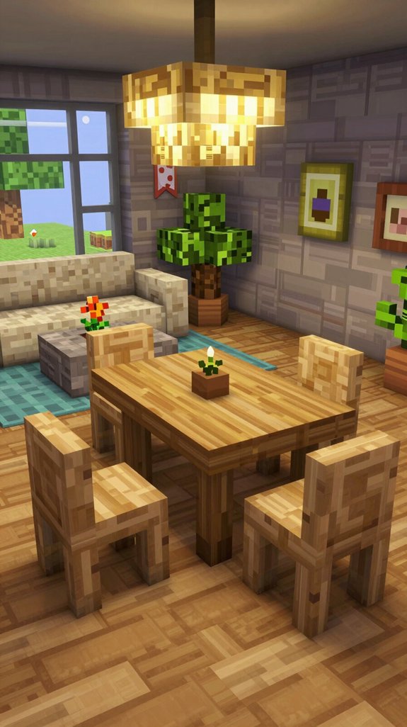 15 Minecraft Living Room Design Ideas for Creative Builds - Home Stylistica