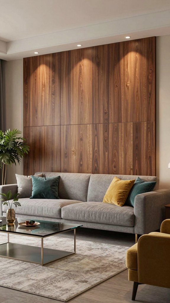 stylish functional panelled walls