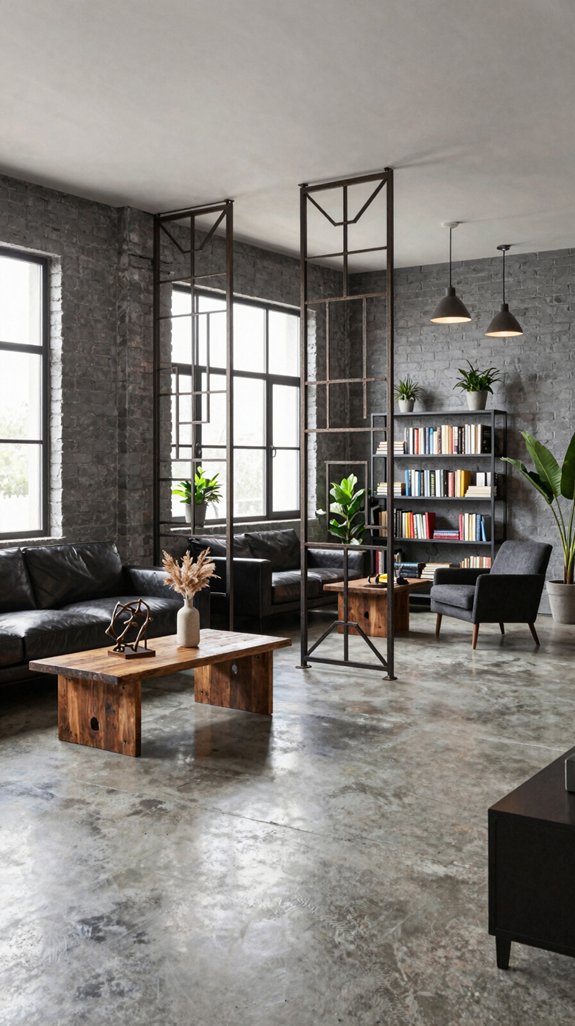 stylish iron room dividers