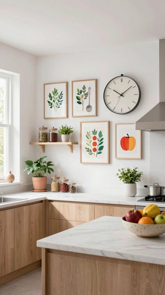 stylish kitchen wall decor