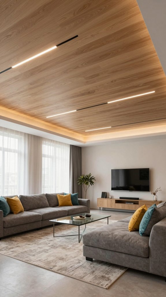 16 Modern False Ceiling Design Ideas for Living Rooms 2 stylish layered ceiling designs