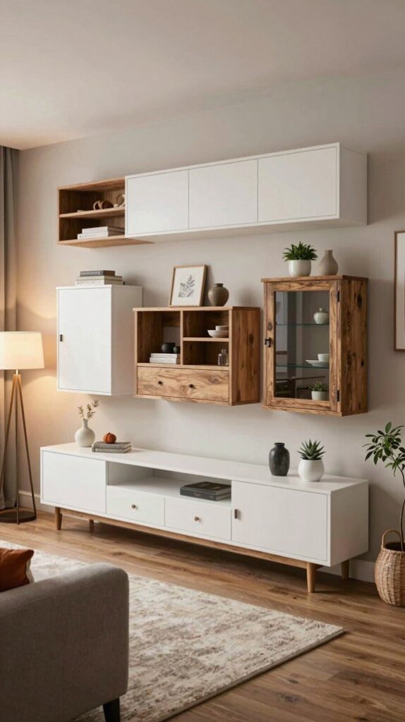 stylish living room cabinets