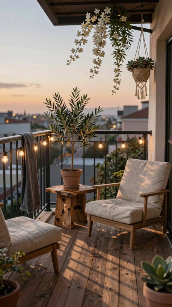 stylish mini balcony designs