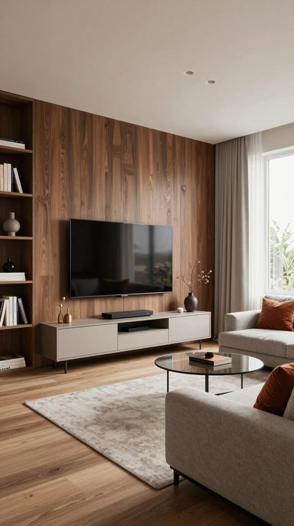 16 LED TV Panel Design Ideas for Living Rooms 2 stylish minimalist tv wall design