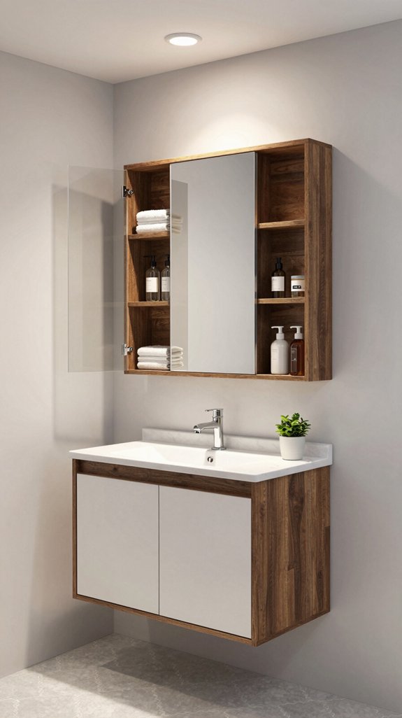 26 Tiny Bathroom Storage Ideas That Save Every Inch 24 stylish mirrored storage solutions