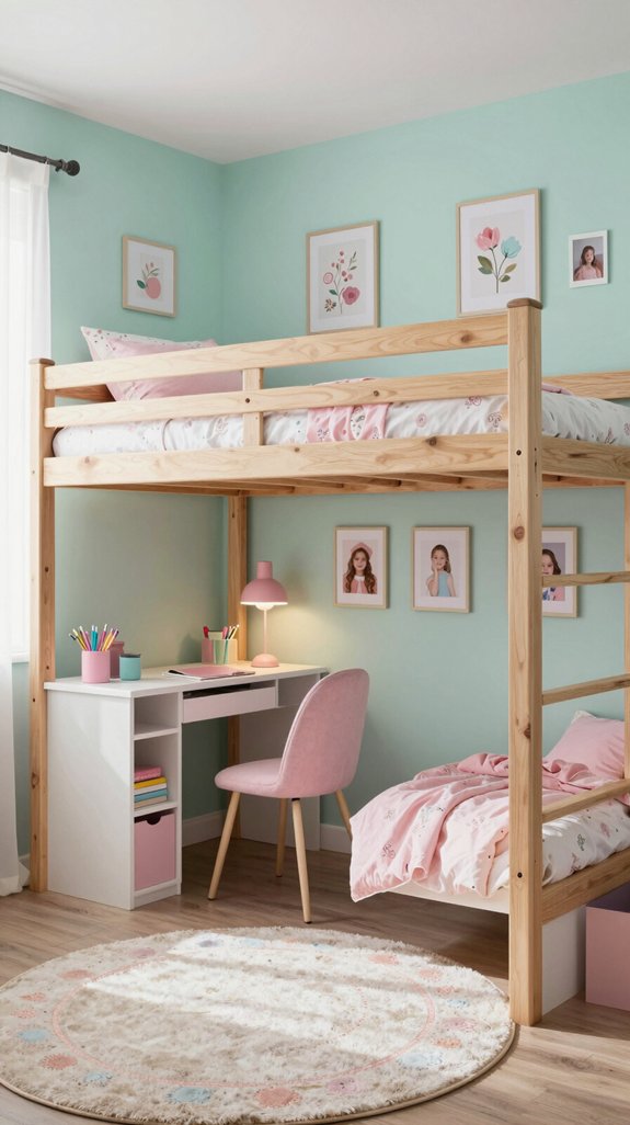 stylish multifunctional loft beds