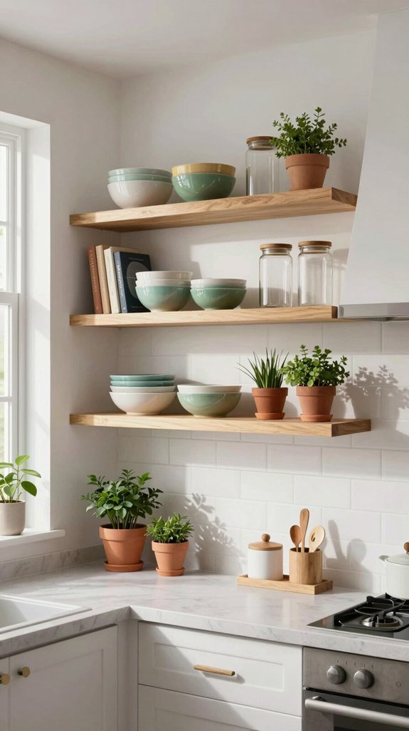 19 Kitchen Shelving Ideas for Open and Functional Storage 6 stylish open shelf decor