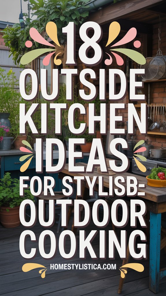 stylish outdoor cooking designs