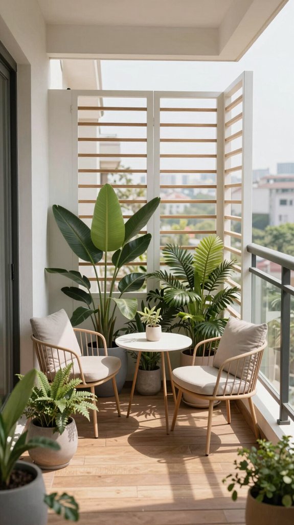 15 Tiny Balcony Ideas That Maximize Small Spaces 6 stylish privacy screen solutions