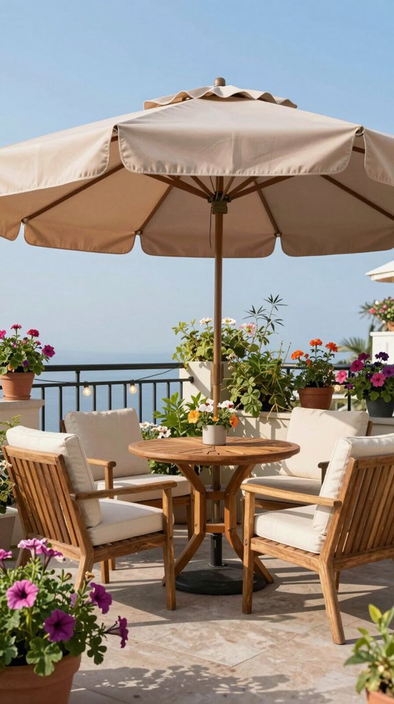 21 Balcony Decoration Ideas to Refresh Your Outdoor Space 19 stylish shade for comfort