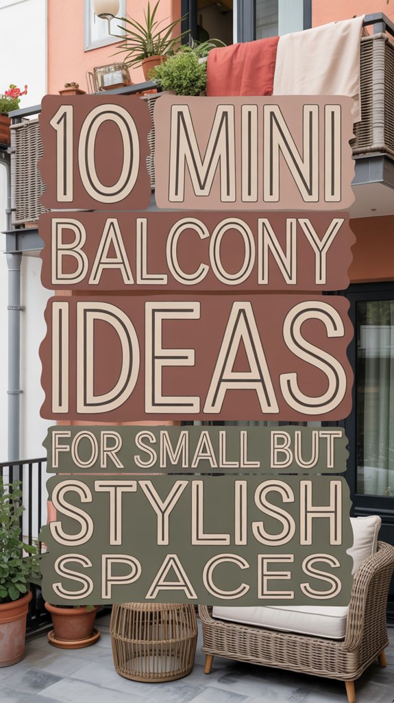10 Mini Balcony Ideas for Small but Stylish Spaces 1 stylish small balcony solutions