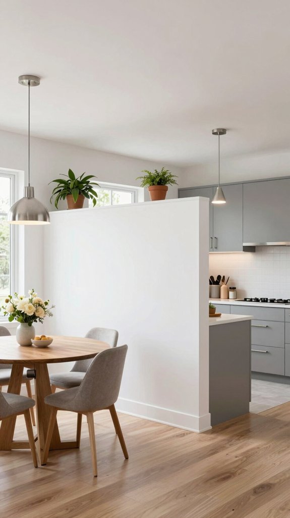 15 Open Kitchen Partition Ideas for Modern Homes 5 stylish space division solution
