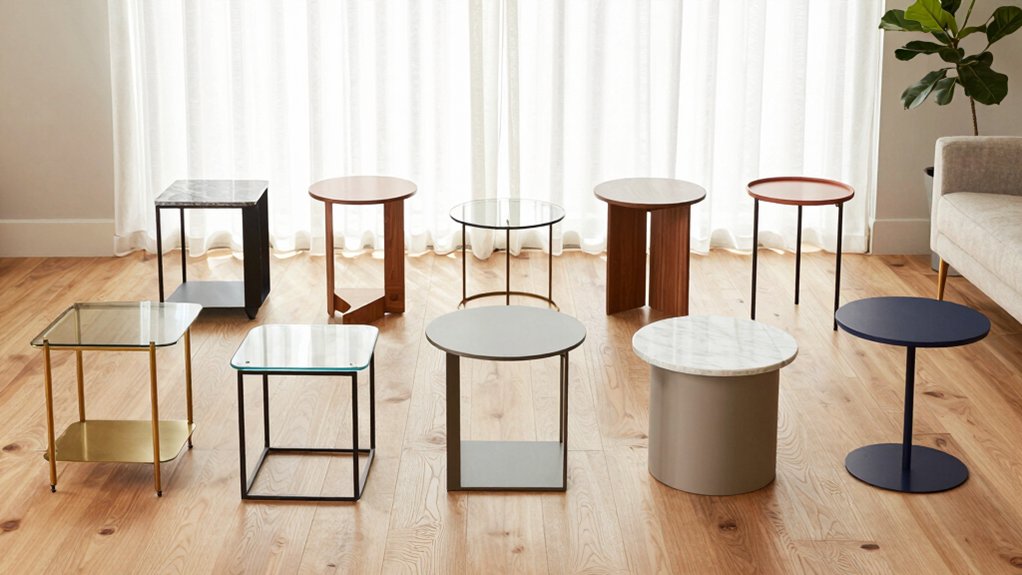 stylish space saving side tables
