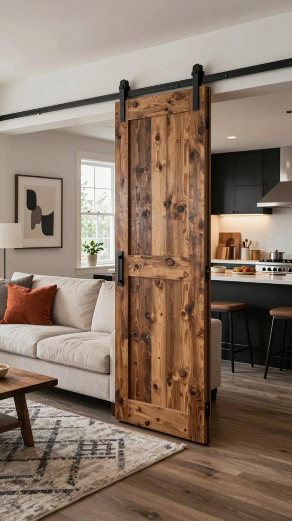 stylish space saving sliding doors