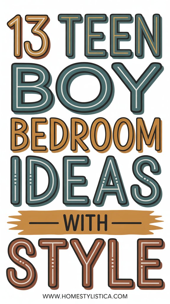stylish teen boy bedrooms