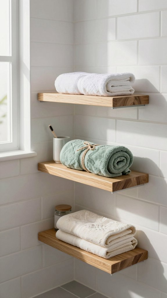 stylish towel display solution