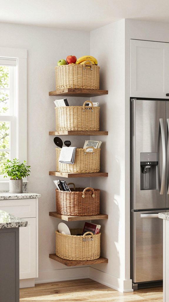 stylish wall mounted storage solution