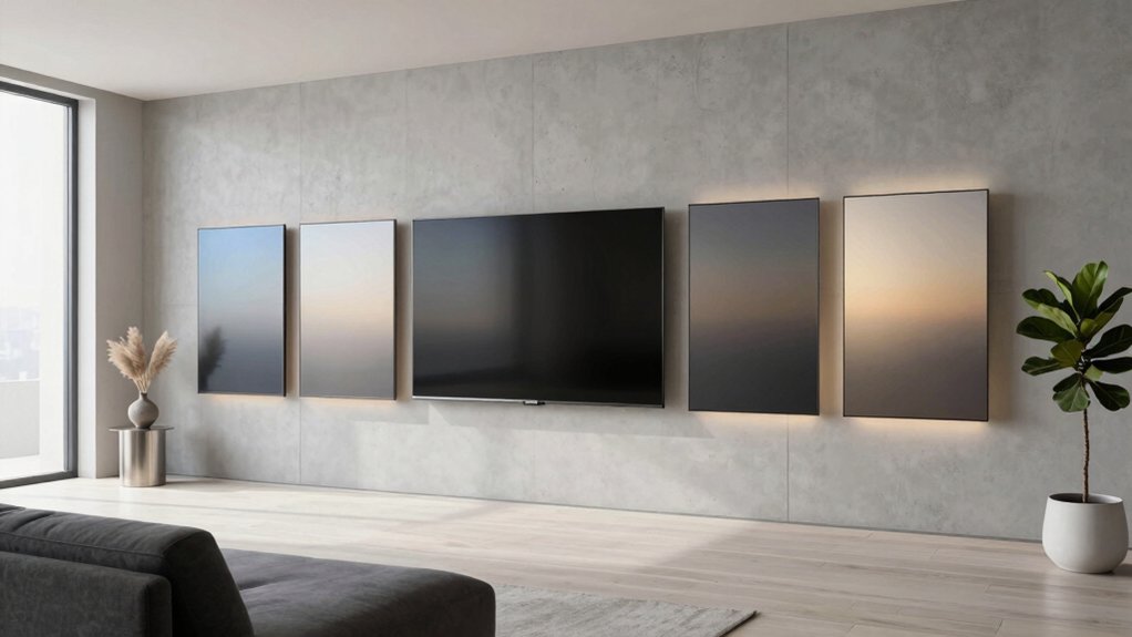 stylish wall mounted tv solutions