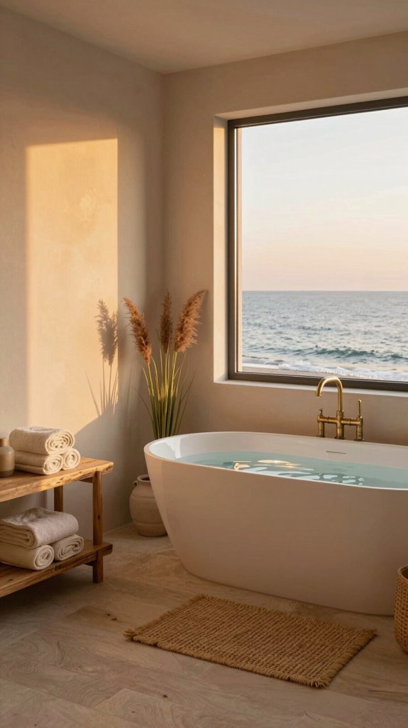 sunset inspired bathroom design elements
