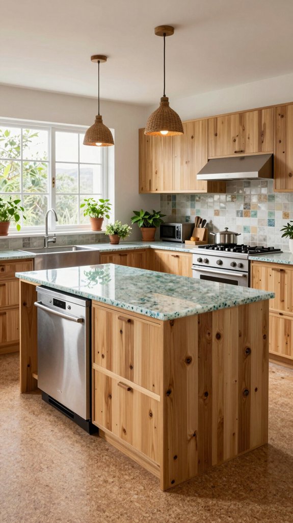 16 Smart Kitchen Ideas for Modern Living 11 sustainable materials for kitchens