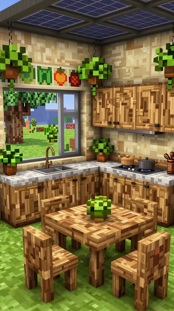 14 Minecraft Kitchen Ideas for Creative Builds 7 sustainable stylish kitchen design