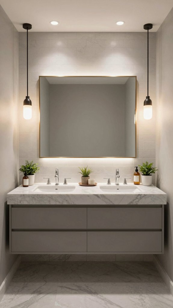 symmetrical bathroom design benefits