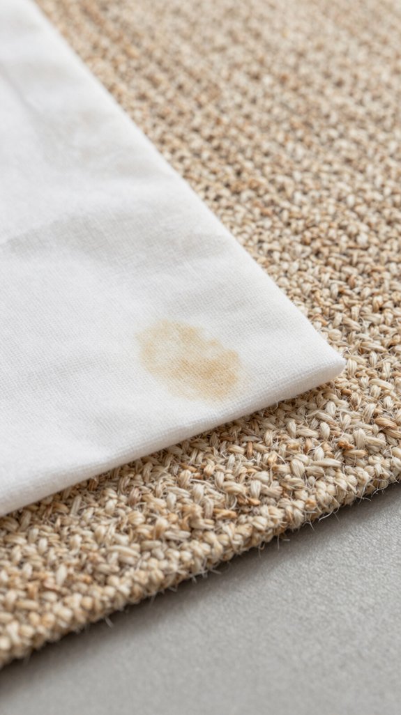 Step-by-Step Guide to Clean Your Bedroom Rug 4 testing colorfastness on fibers