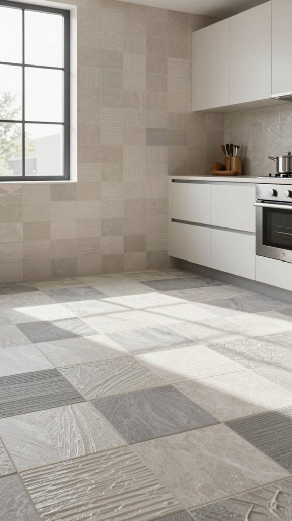 19 Kitchen Tiles Ideas That Transform Floors and Walls 5 textured 3d tile elegance