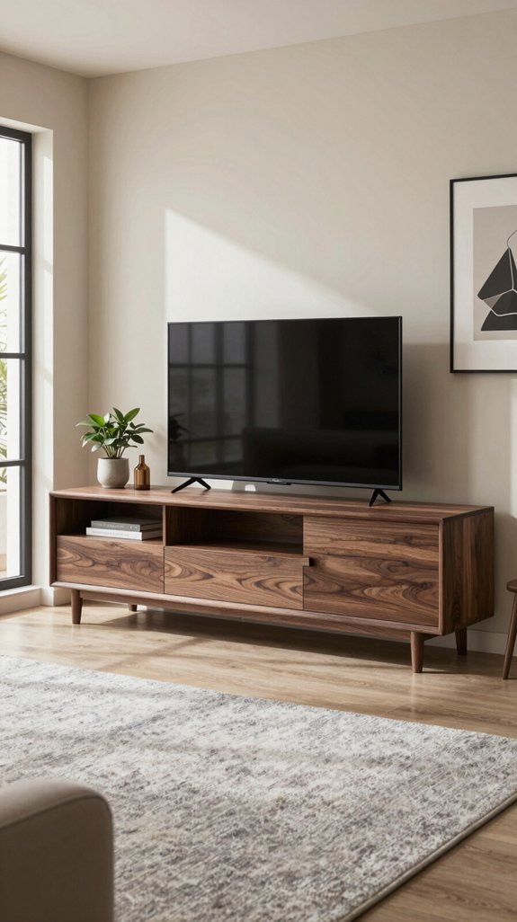 17 TV Cabinet Design Ideas for Living Rooms 5 textured finishes elevate cabinets