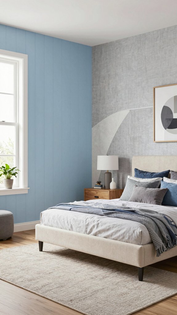 textured walls enhance bedroom aesthetics
