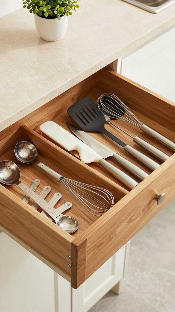 thoroughly clean kitchen drawers