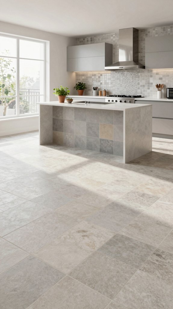 19 Kitchen Tiles Ideas That Transform Floors and Walls 13 tile size impacts aesthetics
