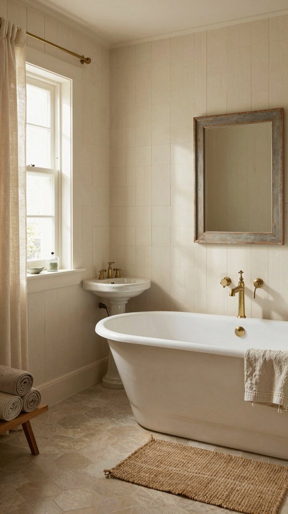 16 Cottage Bathroom Ideas Full of Charm and Warmth 7 timeless bathroom paneling options